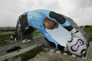 5-a-side Football on freeway