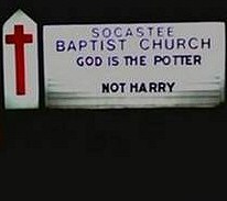 God is the Potter - Not Harry