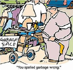 Garbage sale