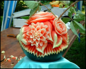 Will And Guy S Pictures Water Melon Sculptures Funny Jokes