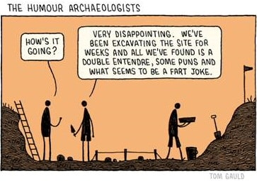 archaeology cartoon