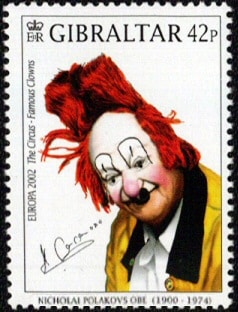Clown stamp