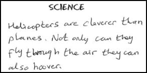 Science howler