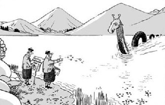 Loch Ness Cartoon