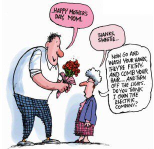 Mothers day cartoon